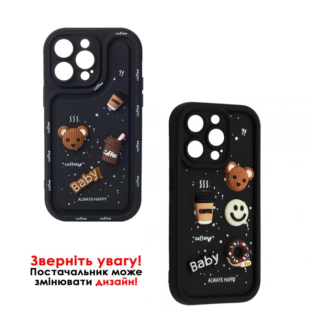 Накладка Pretty Toys для Iphone 16 (Black/baby)-1